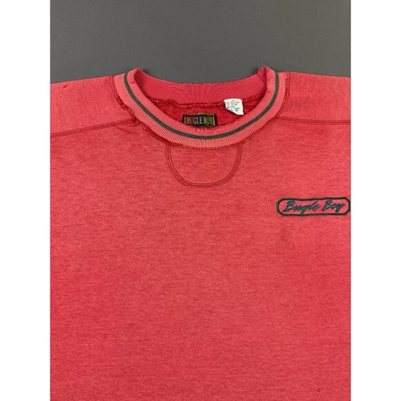 Vintage 90s Bugle Boy Crewneck Sweater Faded XL Streetwear Hype Designer - Picture 3 of 16